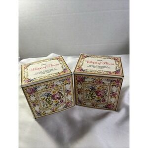 Vintage Avon‎ 1980 Whisper Of Flowers Closet Pomander & Garlandia Wax Chips 2